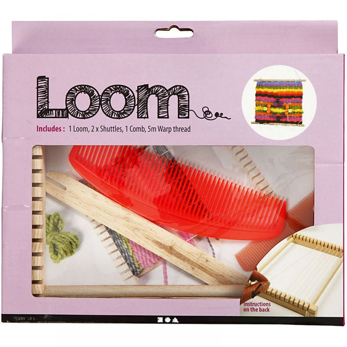 Compact Wooden Loom