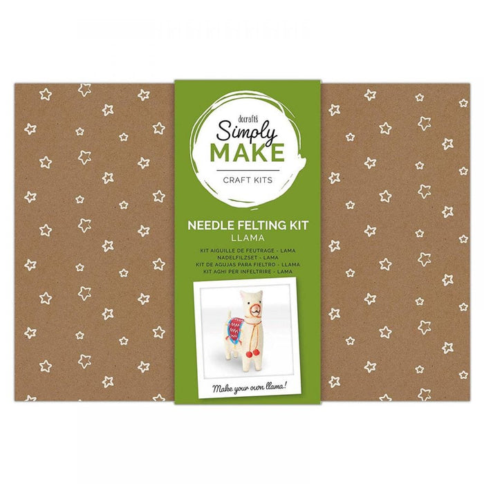 Simply Make Create Your Own Llama Needle Felting Kit