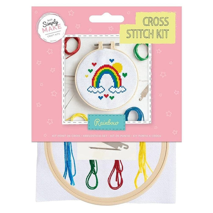 Simply Make Create Your Own Rainbow Cross Stitch Kit