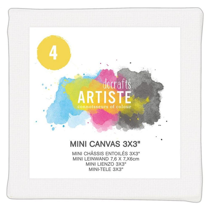 Artiste 4 Mini Canvas 3x3"