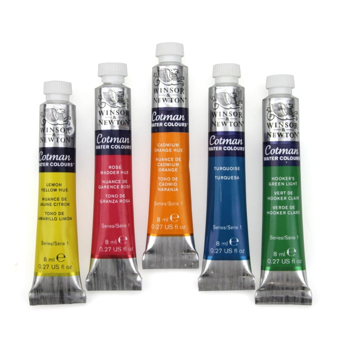 Cotman Watercolour Paint Tubes - Colours set