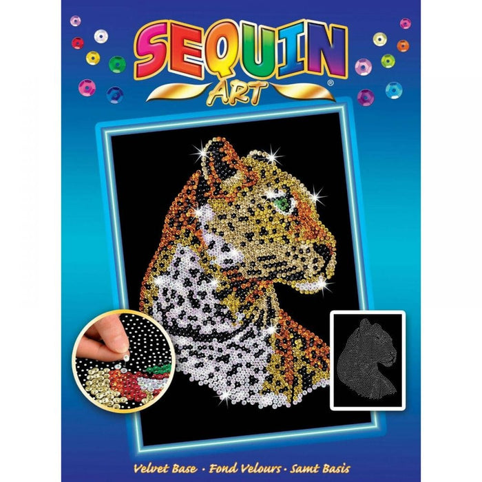 Sequin Leopard Senior